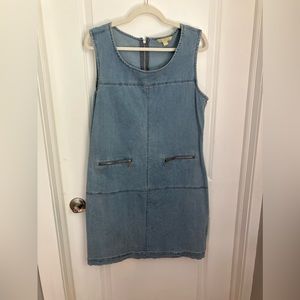 Sleeveless Denim Dress